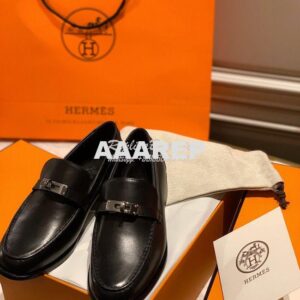 Replica Hermes Destin Loafer in calfskin with Blake stitched sole H212 2