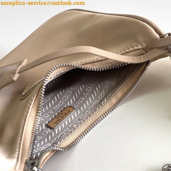 Replica Prada Re-Edition 2005 Shoulder Bag In Beige Re-Nylon 10