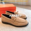 Replica Hermes Destin Loafer Suede Goatskin H231065Z Blanc 2