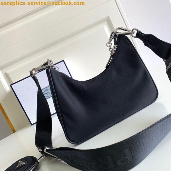 Replica Prada Re-Edition 2005 Shoulder Bag In Black Re-Nylon 10