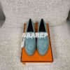 Replica Hermes Faubourg loafer in Black Calfskin H222252Z