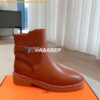 Replica Hermes Follow Ankle Boot in Heritage calfskin H222085Z Etude 2