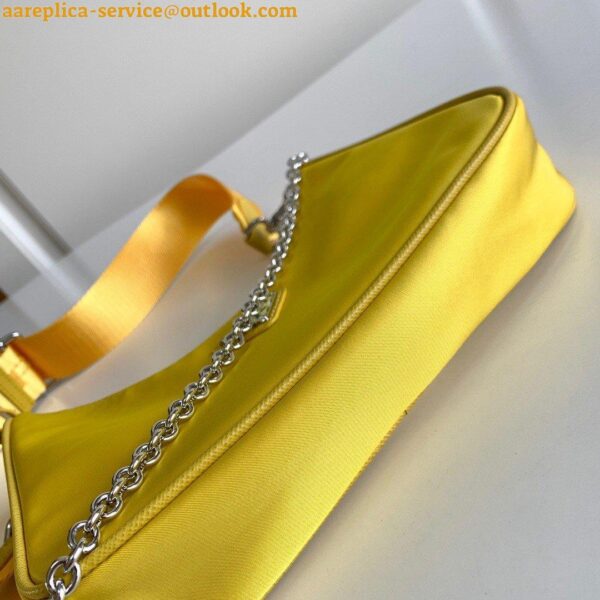 Replica Prada Re-Edition 2005 Shoulder Bag In Yellow Re-Nylon 5