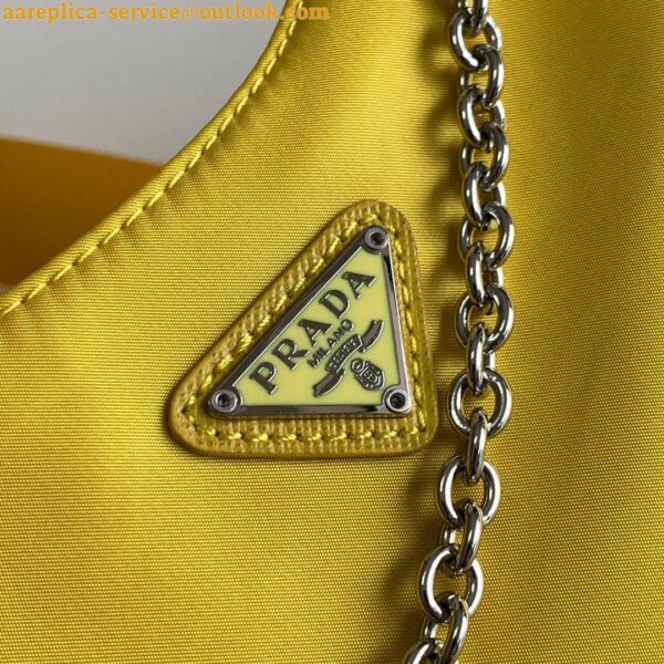 Replica Prada Re-Edition 2005 Shoulder Bag In Yellow Re-Nylon 6