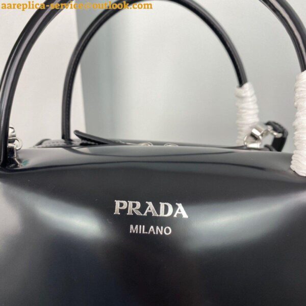 Replica Prada Supernova Medium Bag In Black Brushed Leather 2