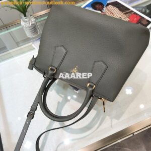Replica Prada Galleria Saffiano Leather Bag 1BA232 Grey 2