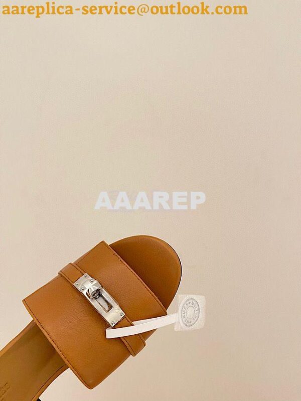 Replica Hermes Gigi 50 Sandal in Calfskin H231063Z 13