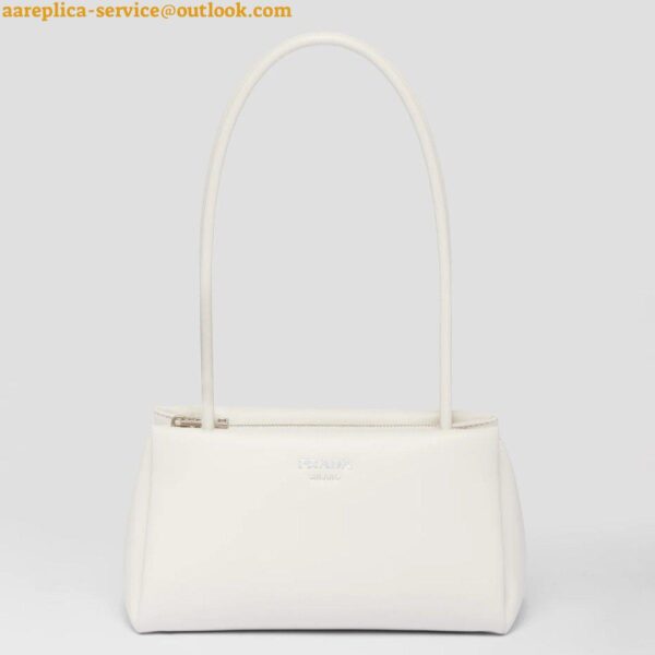 Replica Prada Supernova Small Shoulder Bag In White Calfskin 3