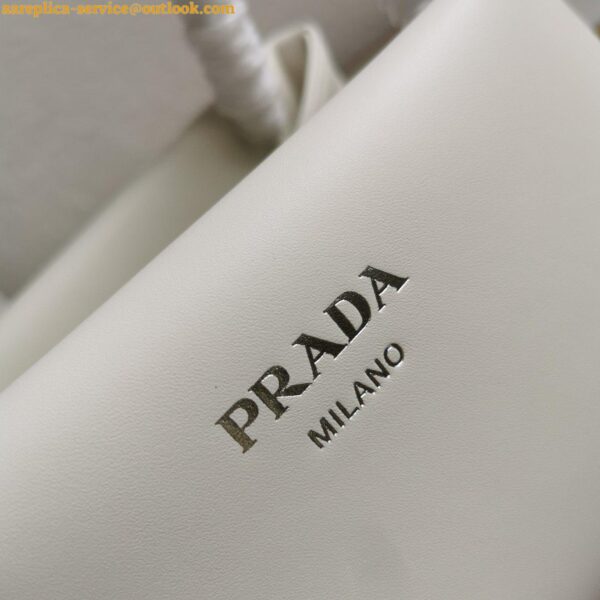 Replica Prada Supernova Small Shoulder Bag In White Calfskin 7