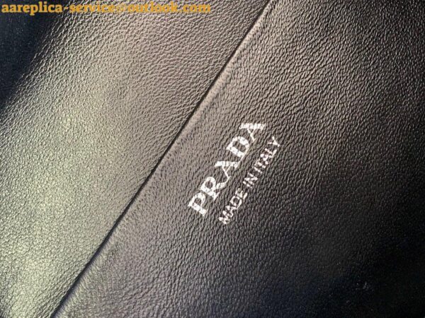 Replica Prada Supernova Small Top Handle Bag In Black Leather 11