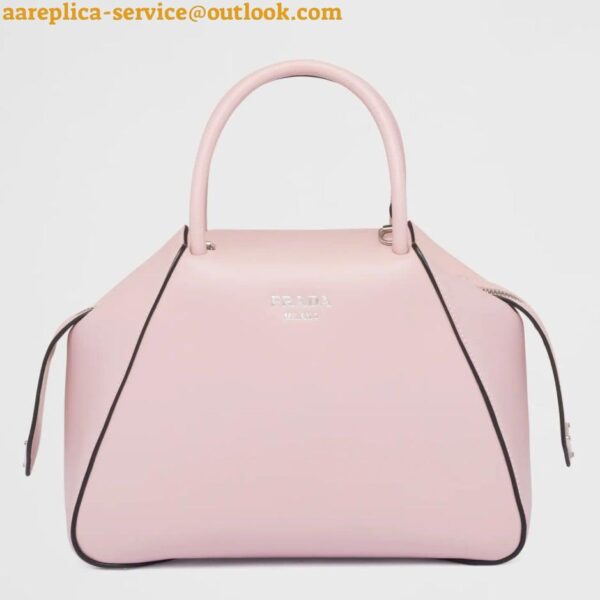 Replica Prada Supernova Small Top Handle Bag In Pink Leather 4