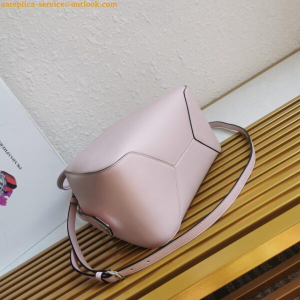 Replica Prada Supernova Small Top Handle Bag In Pink Leather 5