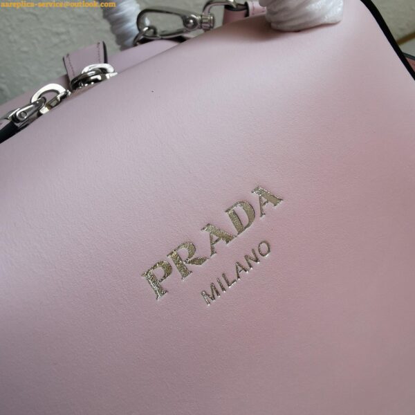 Replica Prada Supernova Small Top Handle Bag In Pink Leather 6