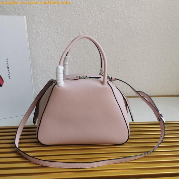 Replica Prada Supernova Small Top Handle Bag In Pink Leather 8