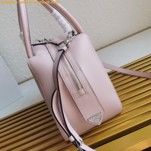 Replica Prada Supernova Small Top Handle Bag In Pink Leather 9