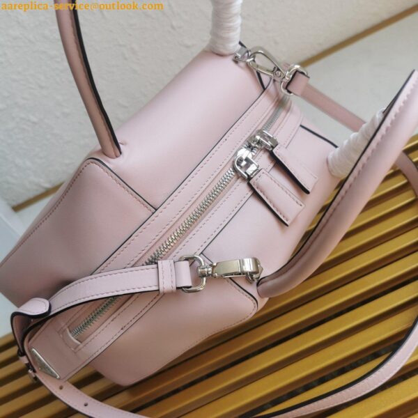 Replica Prada Supernova Small Top Handle Bag In Pink Leather 11