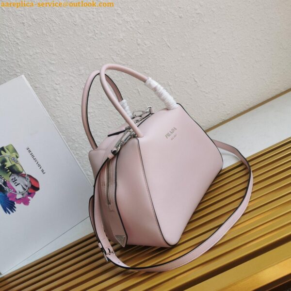 Replica Prada Supernova Small Top Handle Bag In Pink Leather 13