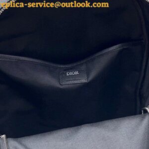 Replica Dior Explorer Backpack In Black CD Diamond Mirage Ski Capsule Nylon 2