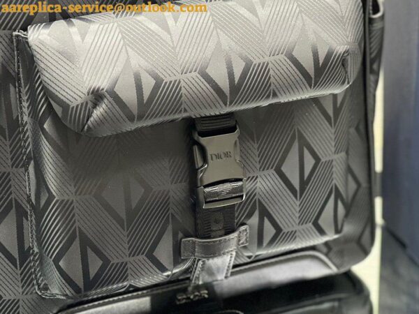 Replica Dior Explorer Backpack In Black CD Diamond Mirage Ski Capsule Nylon 9