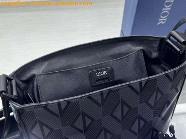 Replica Dior Explorer Messenger Bag In Black CD Diamond Mirage Ski Capsule Nylon 11