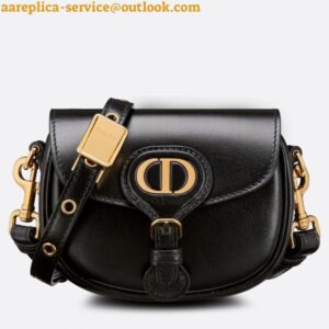 Replica Dior Bobby Micro Bag In Black Box Calfskin