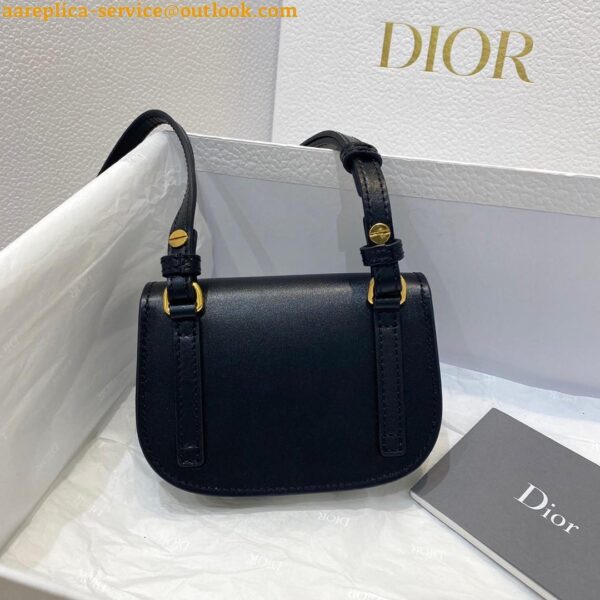 Replica Dior Bobby Micro Bag In Black Box Calfskin 5