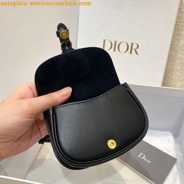 Replica Dior Bobby Micro Bag In Black Box Calfskin 7