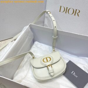 Replica Dior Bobby Micro Bag In White Box Calfskin