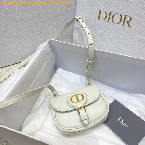 Replica Dior Bobby Micro Bag In White Box Calfskin 3