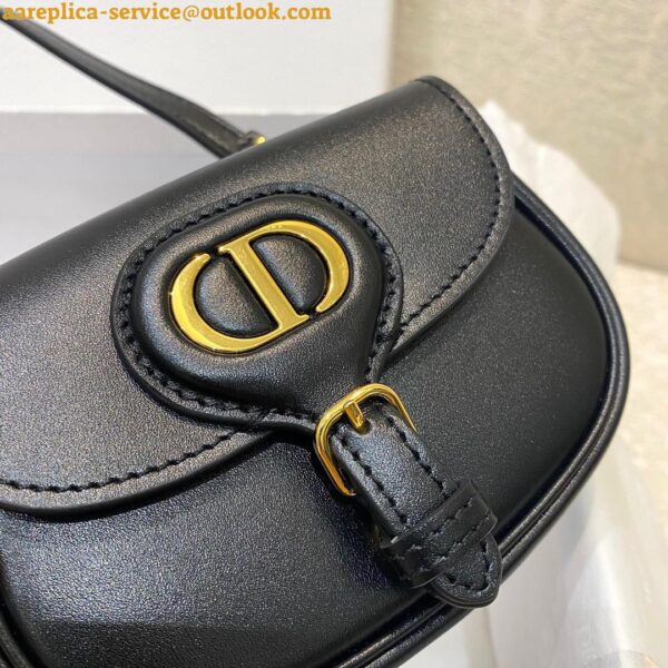 Replica Dior Bobby Micro Bag In Black Box Calfskin 13