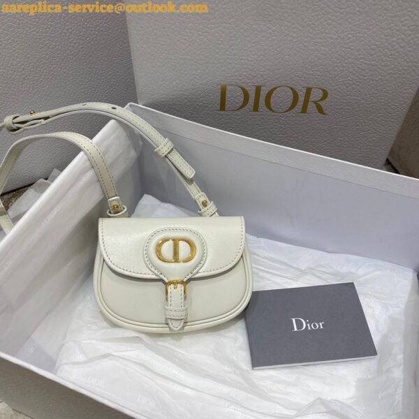 Replica Dior Bobby Micro Bag In White Box Calfskin 6