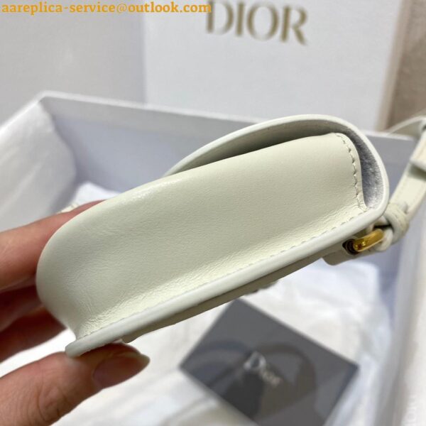 Replica Dior Bobby Micro Bag In White Box Calfskin 7