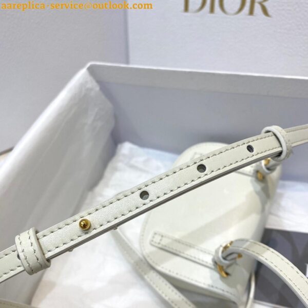 Replica Dior Bobby Micro Bag In White Box Calfskin 11