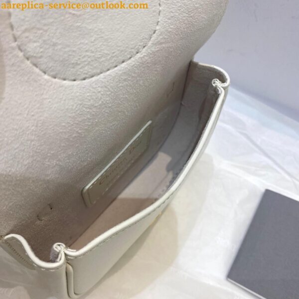 Replica Dior Bobby Micro Bag In White Box Calfskin 12