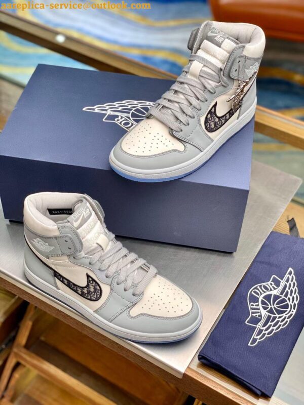 Replica Dior x Nike Air Jordan 1 High-top Sneakers 8