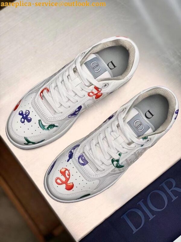 Replica Dior & Kenny Scharf B27 Low-Top Sneakers With Printed Motif 7