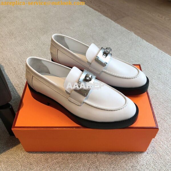 Replica Hermes Hot Loafer in calfskin H232075Z 7