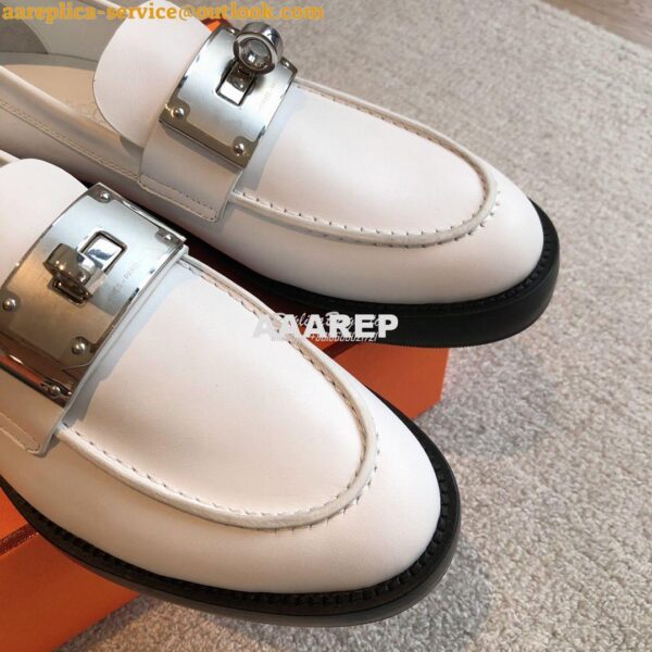 Replica Hermes Hot Loafer in calfskin H232075Z 9