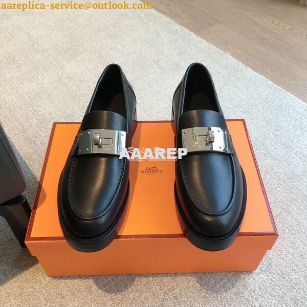 Replica Hermes Hot Loafer in calfskin H232075Z 12