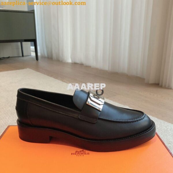 Replica Hermes Hot Loafer in calfskin H232075Z 16