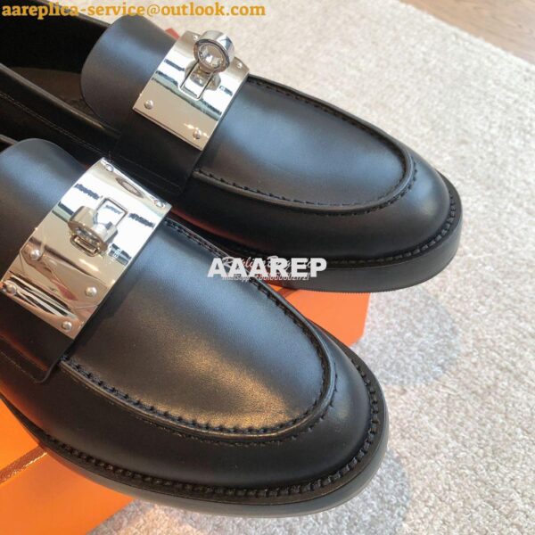 Replica Hermes Hot Loafer in calfskin H232075Z 17