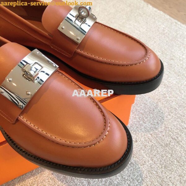 Replica Hermes Hot Loafer in calfskin H232075Z 25