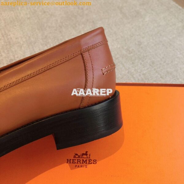 Replica Hermes Hot Loafer in calfskin H232075Z 27