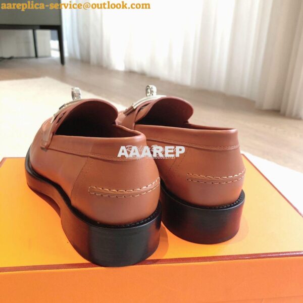 Replica Hermes Hot Loafer in calfskin H232075Z 28