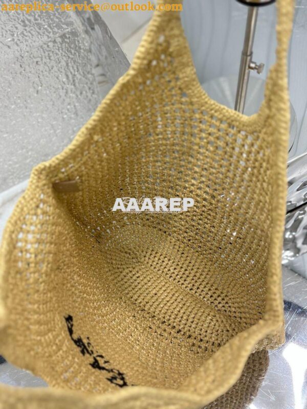 Replica Prada Large Crochet Tote Bag 1BG424 Raffia-effect yarn ii 9