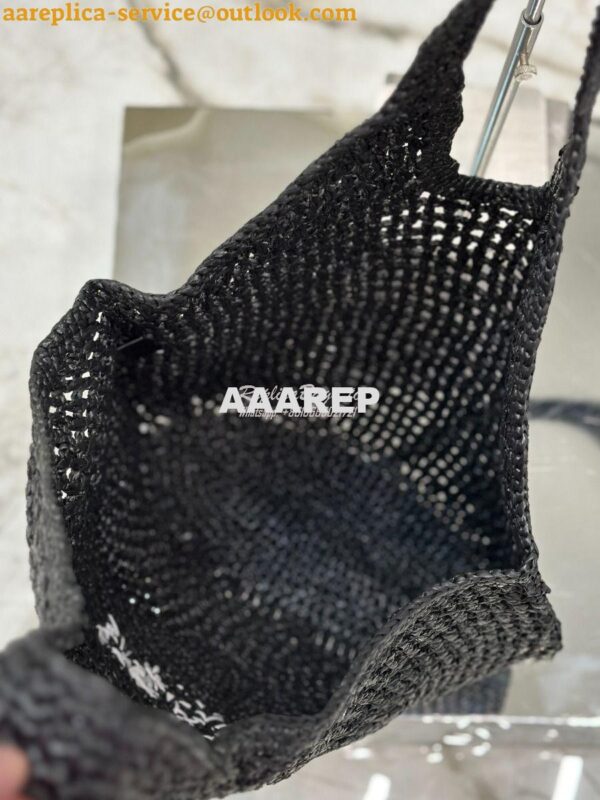 Replica Prada Large Crochet Tote Bag 1BG424 Raffia-effect yarn ii 17