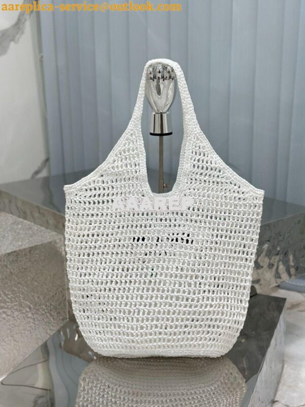 Replica Prada Large Crochet Tote Bag 1BG424 Raffia-effect yarn ii 26