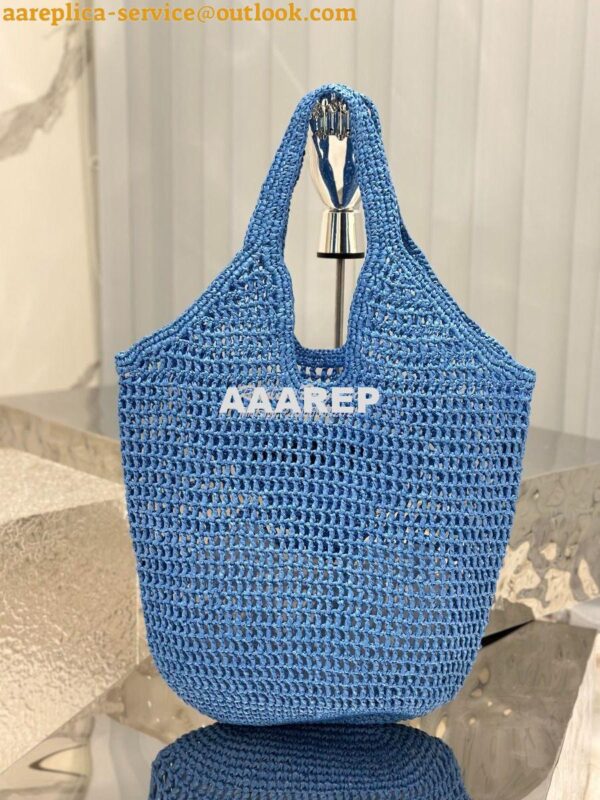 Replica Prada Large Crochet Tote Bag 1BG424 Raffia-effect yarn ii 34
