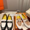 Replica Hermes Paris Loafer in Calfskin H211288Z Blanc 2