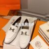 Replica Hermes Paris Loafer in Goatskin H182182 Beige Doré 2